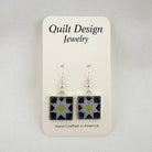 Quilt Earrings 8 Point Star - Stitch - Durango, Colorado Quilt & Sewing Shop