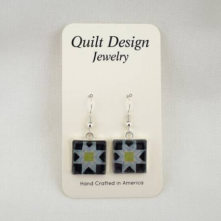 Quilt Earrings 8 Point Star - Stitch - Durango, Colorado Quilt & Sewing Shop