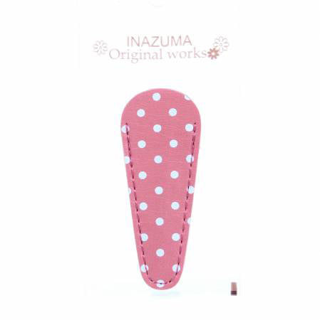 Leatherlike Polka Dot Embroidery Scissors Case Pink - Stitch - Durango, Colorado Quilt & Sewing Shop