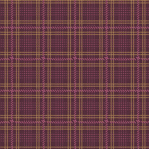Highlands Flannel - Crosshatch - Merlot - Stitch - Durango, Colorado Quilt & Sewing Shop