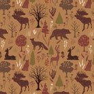 RB Flannel Into the Woods Animals Tan - Stitch - Durango, Colorado Quilt & Sewing Shop
