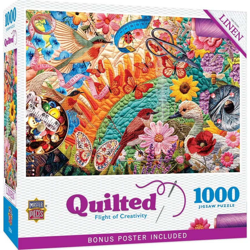 Quilted - Flight of Creativity Puzzle - Stitch - Durango, Colorado Quilt & Sewing Shop