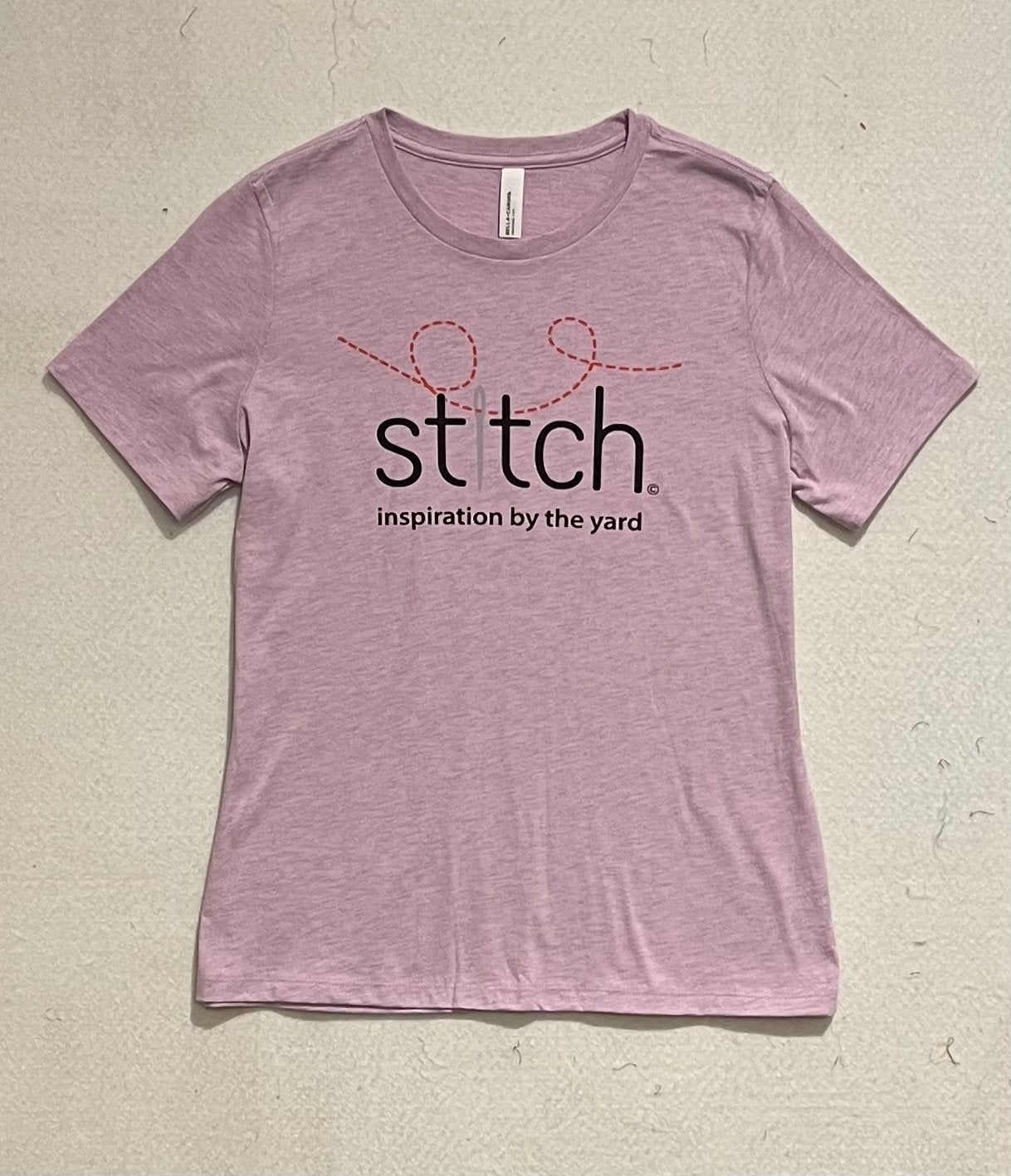 Stitch T-Shirt Pink Heather - Stitch - Durango, Colorado Quilt & Sewing Shop