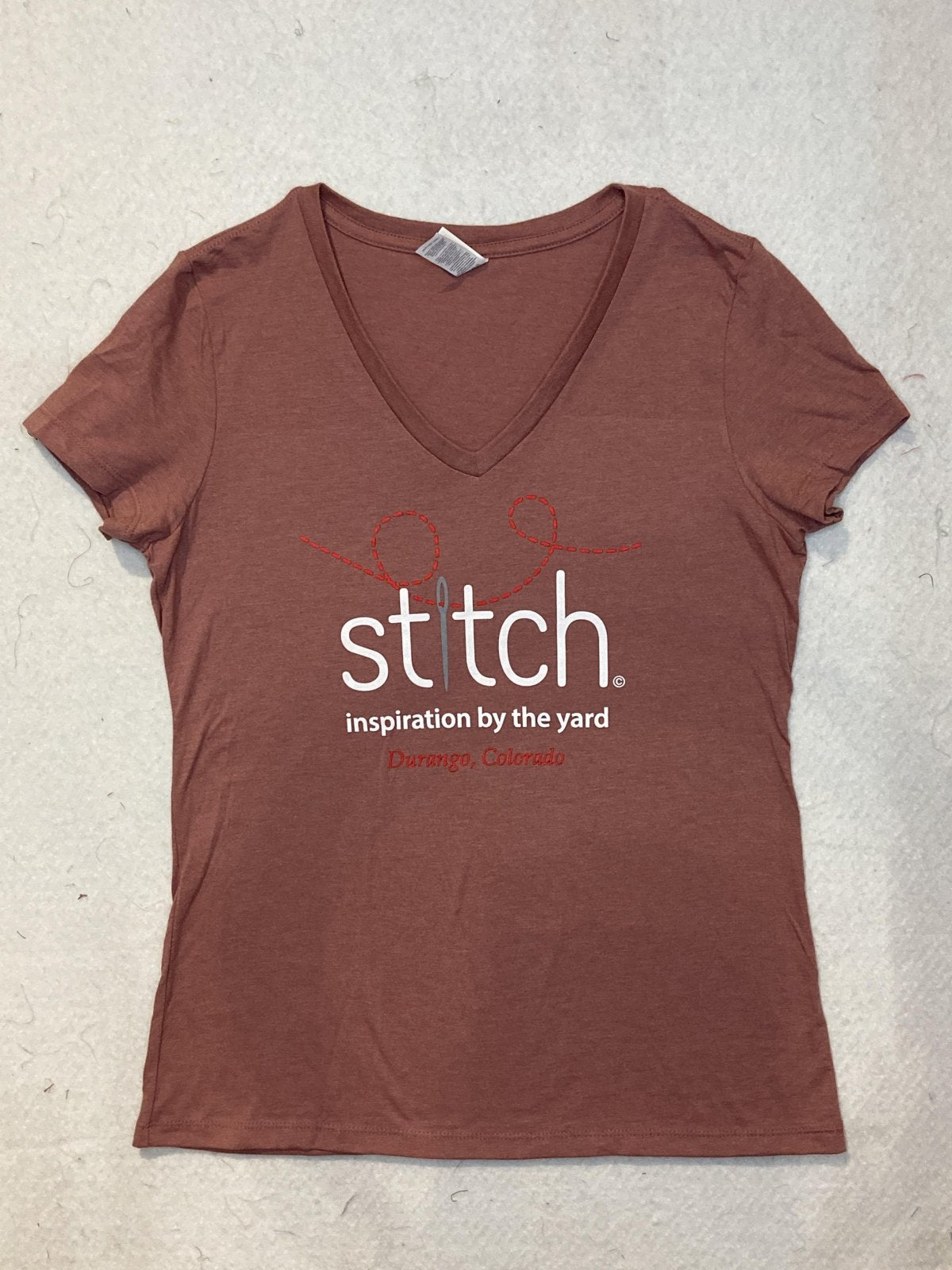 Stitch T-Shirt Blush - Stitch - Durango, Colorado Quilt & Sewing Shop