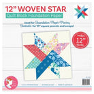 Woven Star 12in Foundation Paper Pad - Stitch - Durango, Colorado Quilt & Sewing Shop