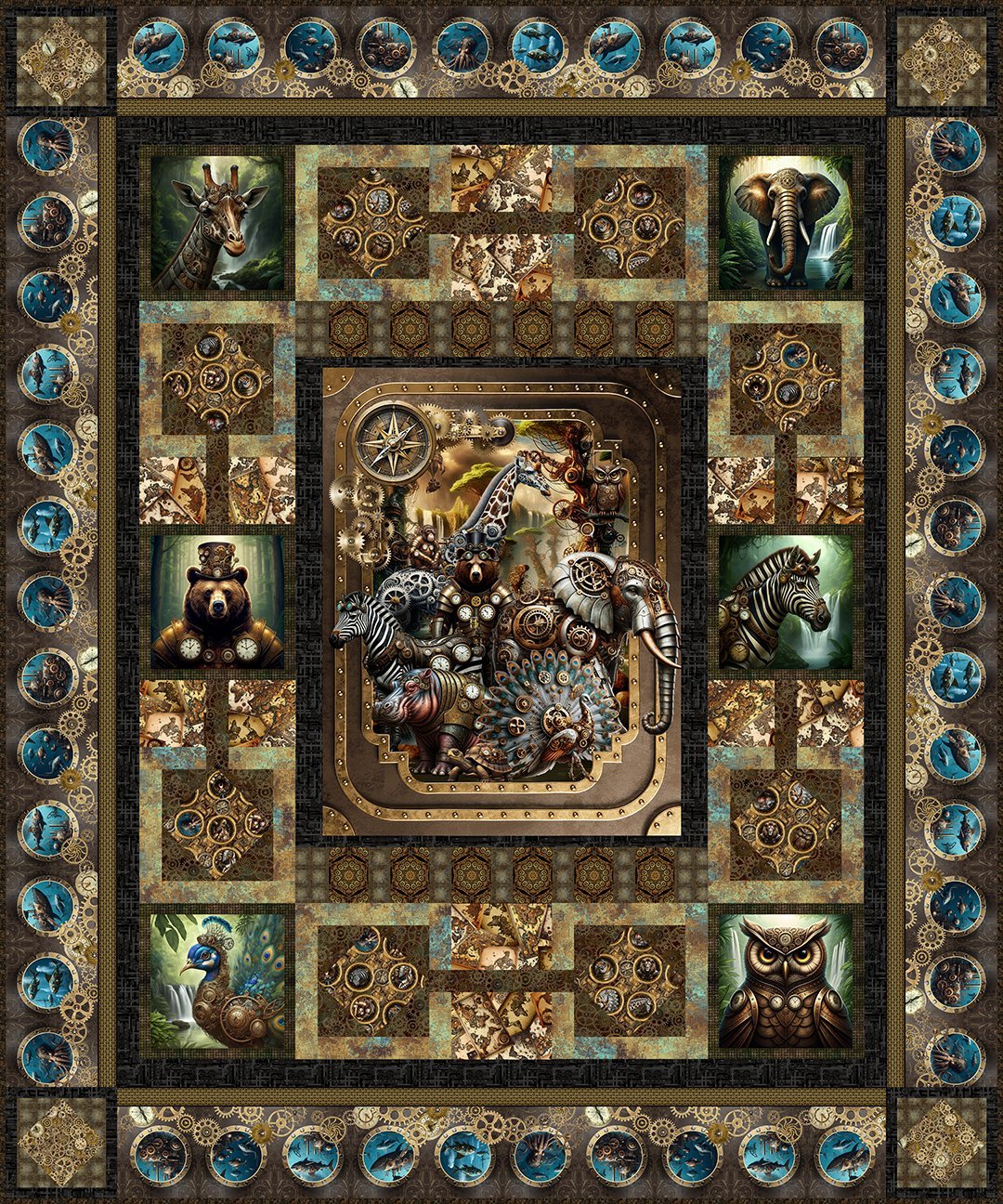 Steampunk Menagerie - Stitch - Durango, Colorado Quilt & Sewing Shop