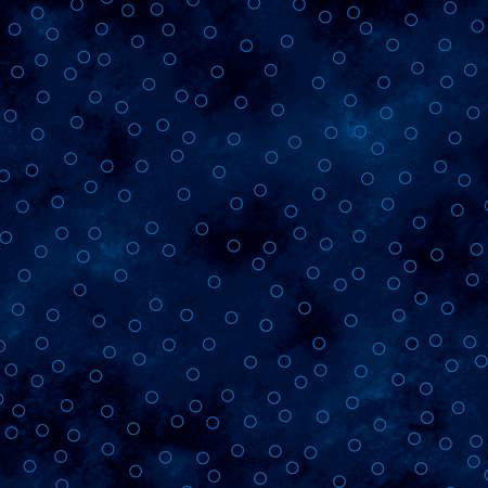 P&B Tossed Dots Navy - Stitch - Durango, Colorado Quilt & Sewing Shop