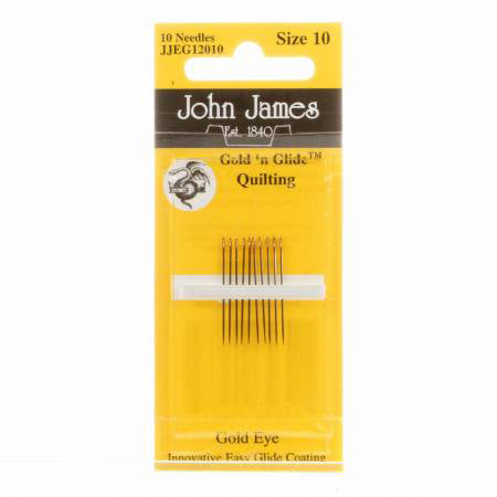 John James Gold'N Glide Between / Quilting Needles Size 10 10ct - Stitch - Durango, Colorado Quilt & Sewing Shop
