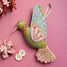 Folk Hummingbird Embroidered Kit - Stitch - Durango, Colorado Quilt & Sewing Shop