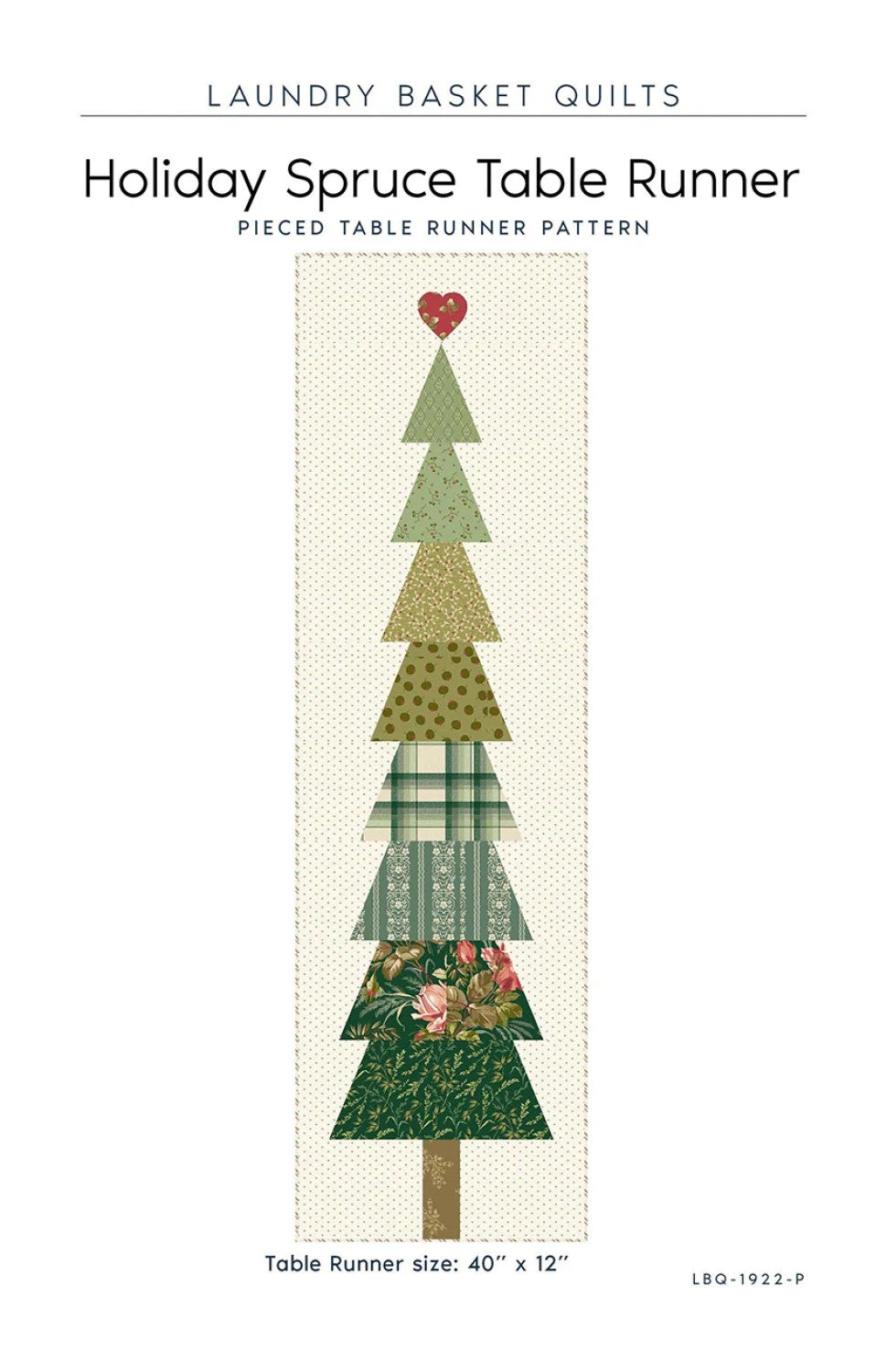 Holiday Spruce Table Runner - Stitch - Durango, Colorado Quilt & Sewing Shop