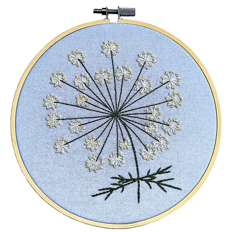 Cozyblue Emb Kit - Queen Anne's Lace - Stitch - Durango, Colorado Quilt & Sewing Shop