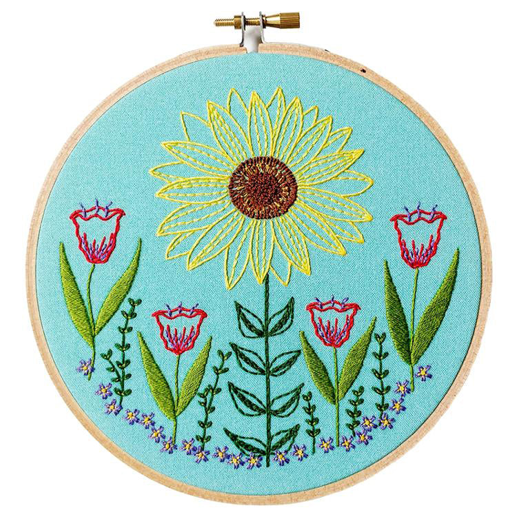Cozyblue Emb Kit - Summer Garden - Stitch - Durango, Colorado Quilt & Sewing Shop