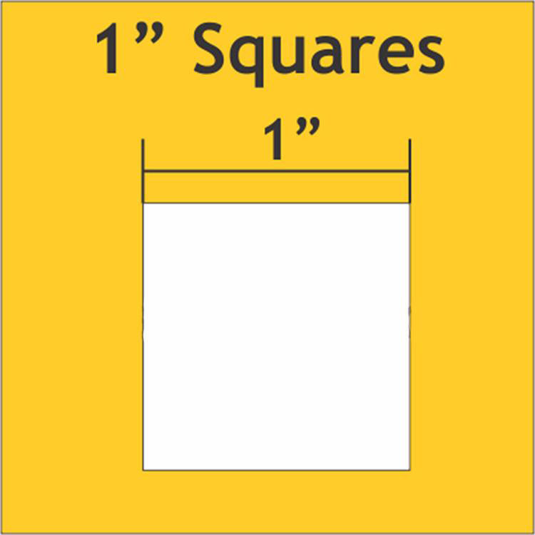 Paper Piece Square Pack 1in 150 pcs - Stitch - Durango, Colorado Quilt & Sewing Shop