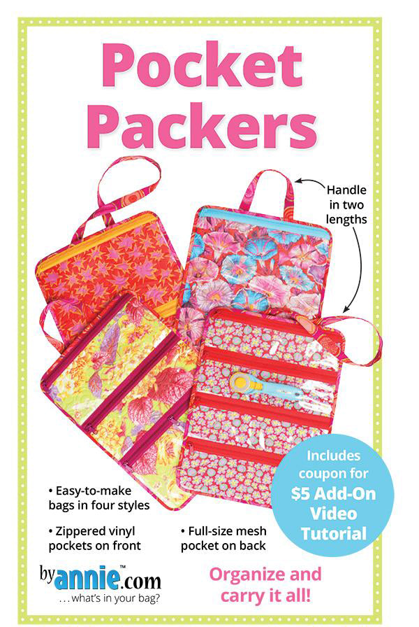 Pocket Packers PBA 284 Patterns By Annie#1 - Stitch - Durango, Colorado Quilt & Sewing Shop