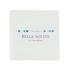 Bella Solids Charm Pack White - Stitch - Durango, Colorado Quilt & Sewing Shop