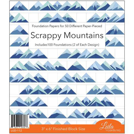 Scrappy Mountains Foundation Paper Piecing Pad - Stitch - Durango, Colorado Quilt & Sewing Shop