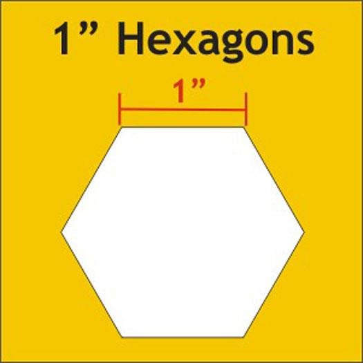 Paper Piece Hexagons Pack 1in 100pc - Stitch - Durango, Colorado Quilt & Sewing Shop
