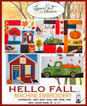 Hello Fall Embroidery Bench Pillow - Stitch - Durango, Colorado Quilt & Sewing Shop