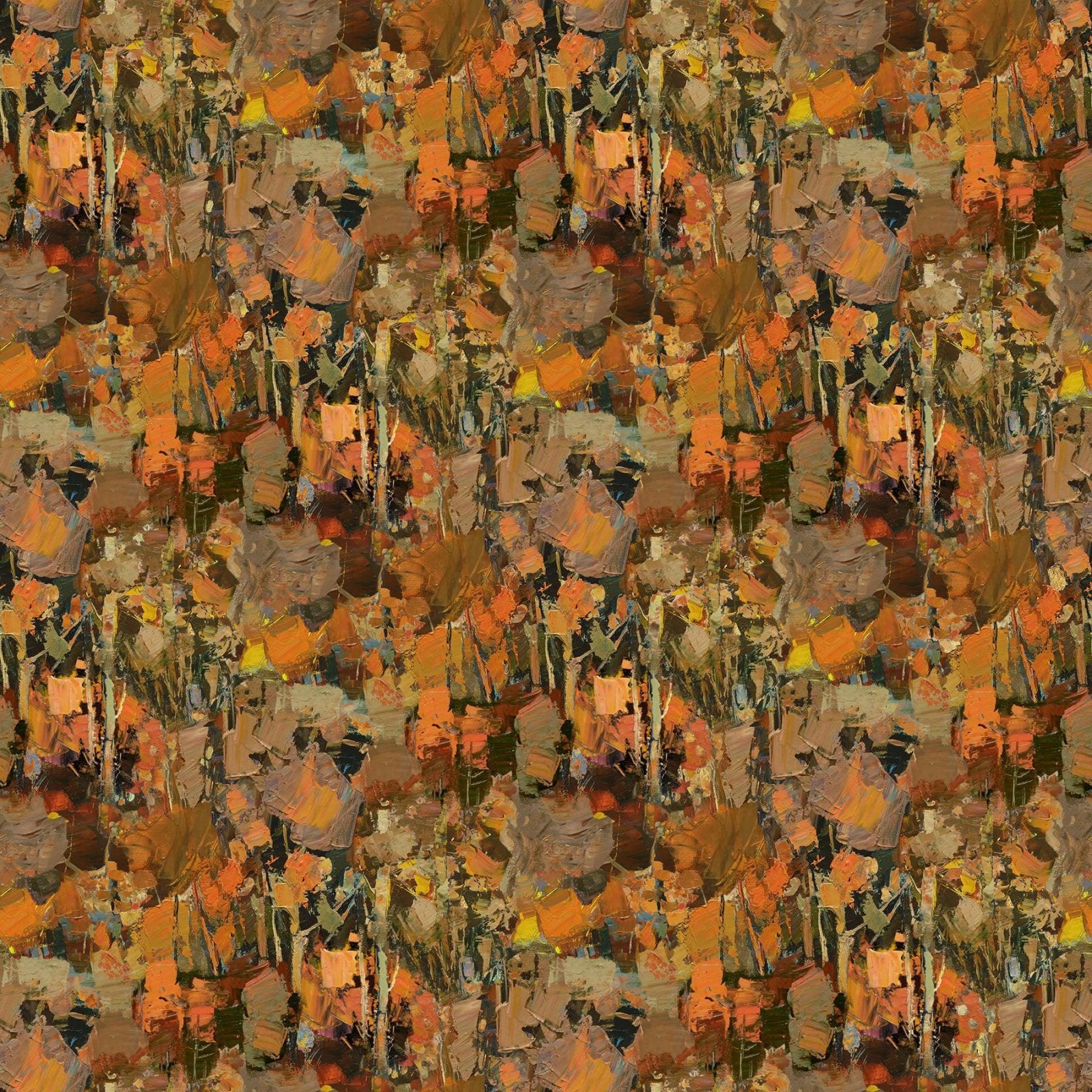 NC First Snow Trees Rust Multi - Stitch - Durango, Colorado Quilt & Sewing Shop