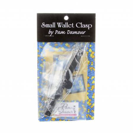 Diva Wallet Small Wallet Clasp Frame 4-1/2in Black - Stitch - Durango, Colorado Quilt & Sewing Shop