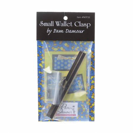 4-1/2in Metal Wallet/Purse clasp in Bronze - Stitch - Durango, Colorado Quilt & Sewing Shop