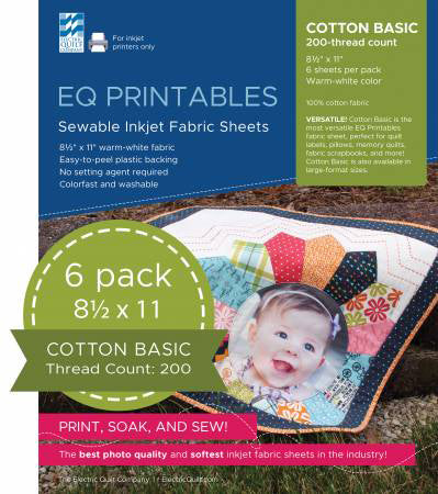 EQ Printables Inkjet Fabric Sheets - Stitch - Durango, Colorado Quilt & Sewing Shop