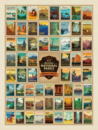 National Parks Wilderness Wonders Panel 54" x 72" - Stitch - Durango, Colorado Quilt & Sewing Shop