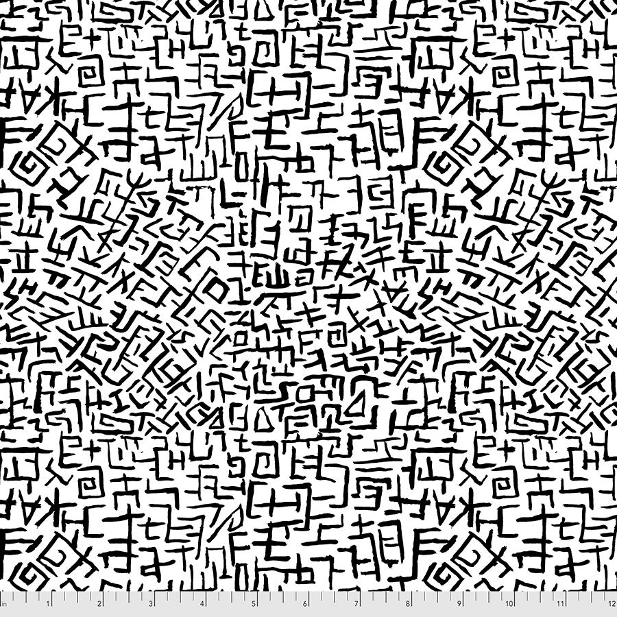 FS Kaffe Amaze - White - Stitch - Durango, Colorado Quilt & Sewing Shop
