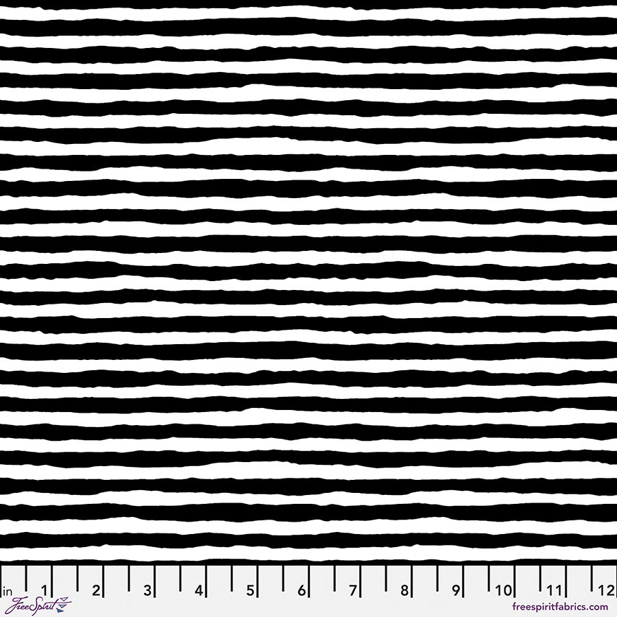 FS Kaffe Comb Stripe - White || Stash - Stitch - Durango, Colorado Quilt & Sewing Shop