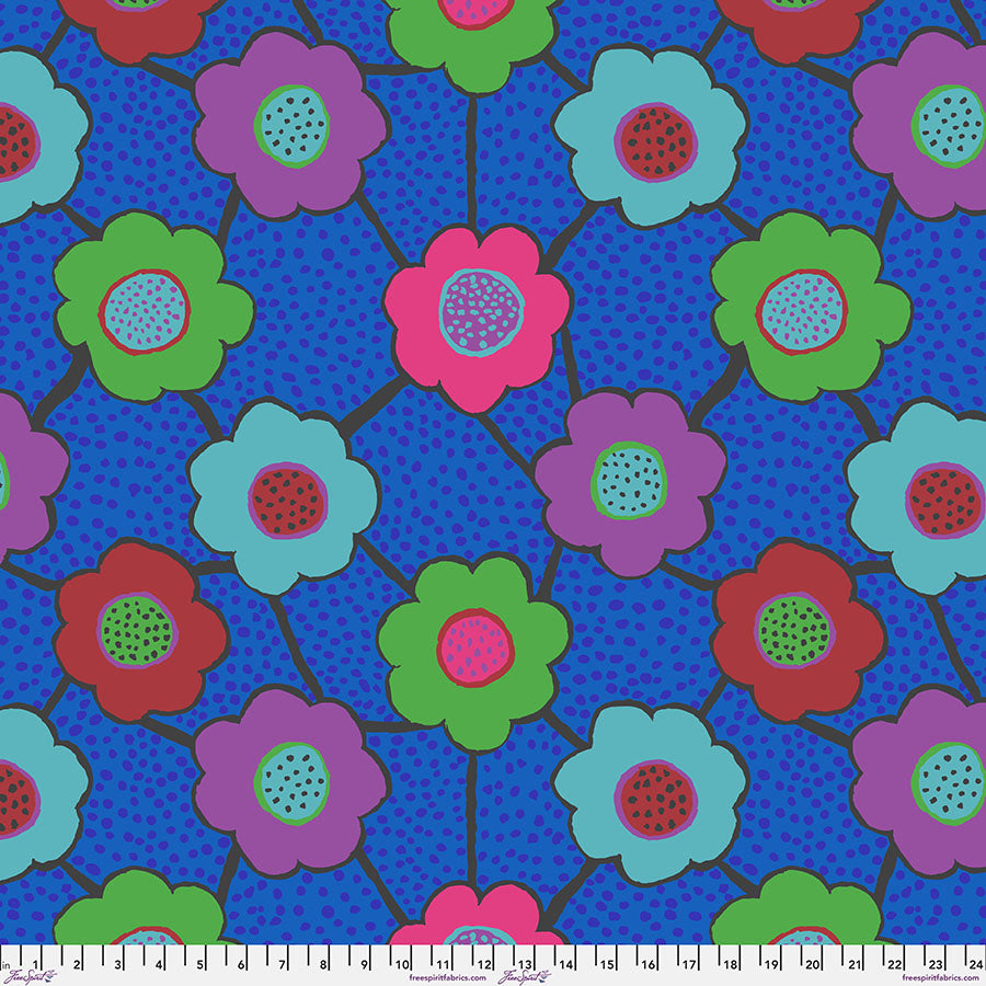 FS Floral Connections - Blue - Stitch - Durango, Colorado Quilt & Sewing Shop