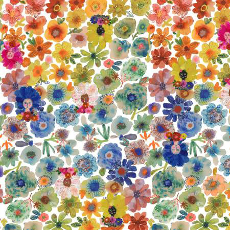 FS Pompadours in Pink Riot Rainbow - Stitch - Durango, Colorado Quilt & Sewing Shop