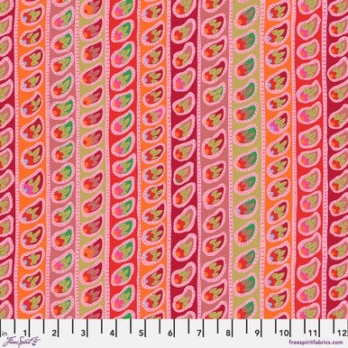 FS From the Archives Red Paisley Stripe - Stitch - Durango, Colorado Quilt & Sewing Shop