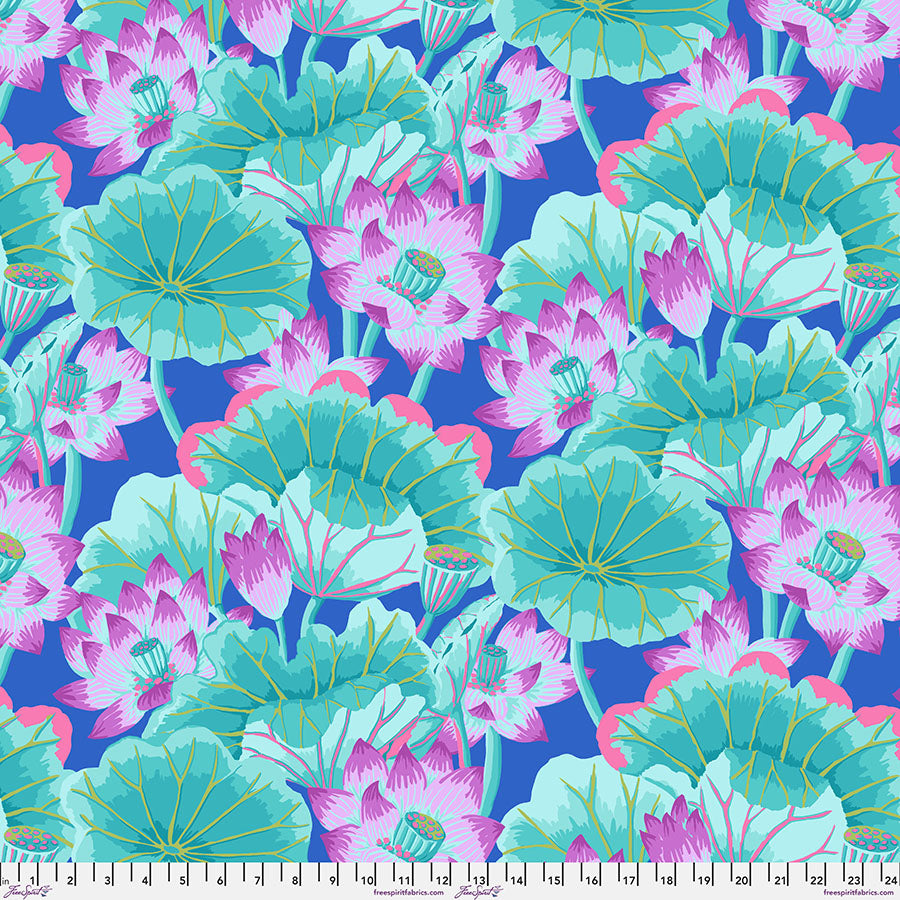 FS Lake Blossoms - Turquoise - Stitch - Durango, Colorado Quilt & Sewing Shop