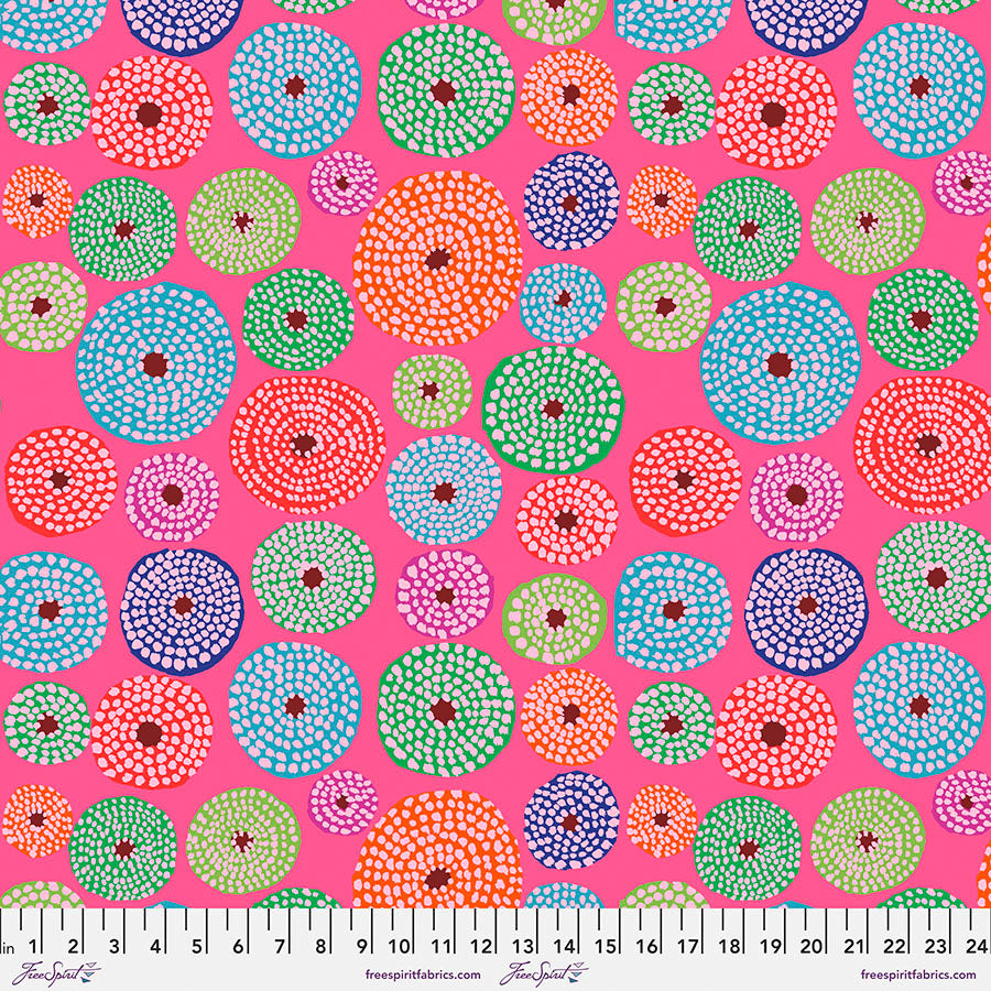 FS Kaffe Disks Pink - Stitch - Durango, Colorado Quilt & Sewing Shop