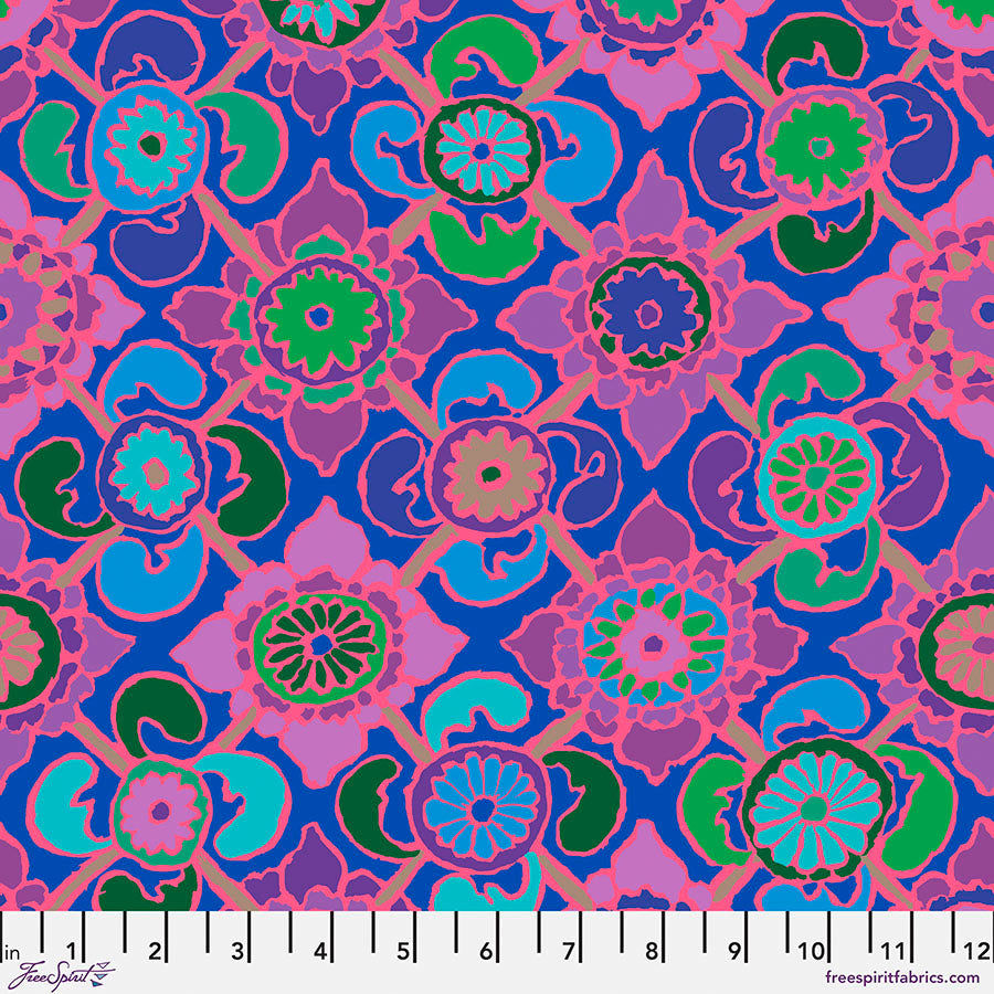 FS Kaffe Tudor Blue - Stitch - Durango, Colorado Quilt & Sewing Shop