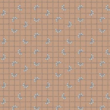 FS Flourish & Bloom Tan Check - Stitch - Durango, Colorado Quilt & Sewing Shop