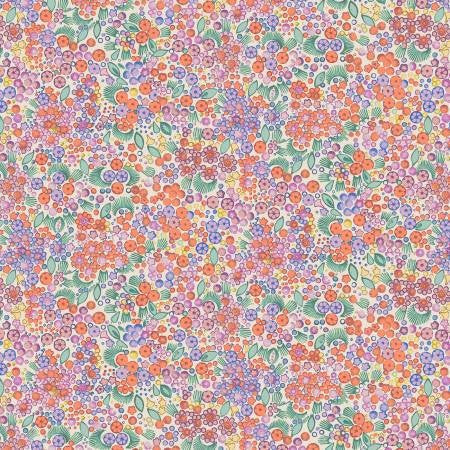 FS Flourish & Bloom Coral Little Meadow - Stitch - Durango, Colorado Quilt & Sewing Shop
