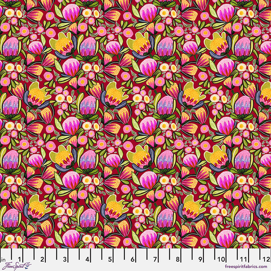 FS Paradise Blooms Garnet - Stitch - Durango, Colorado Quilt & Sewing Shop