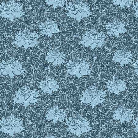 FS Paradise Blooms Slate - Stitch - Durango, Colorado Quilt & Sewing Shop