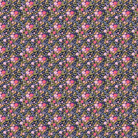 FS Paradise Blooms Blueberry - Stitch - Durango, Colorado Quilt & Sewing Shop