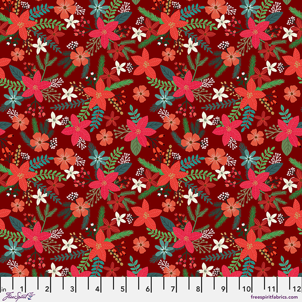 Christmas Pets - Christmas Foliage - Berry - Stitch - Durango, Colorado Quilt & Sewing Shop