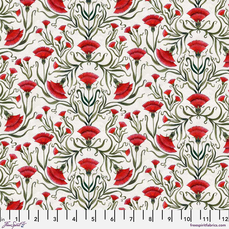 FS Nocturnal Creatures Carnation White - Stitch - Durango, Colorado Quilt & Sewing Shop