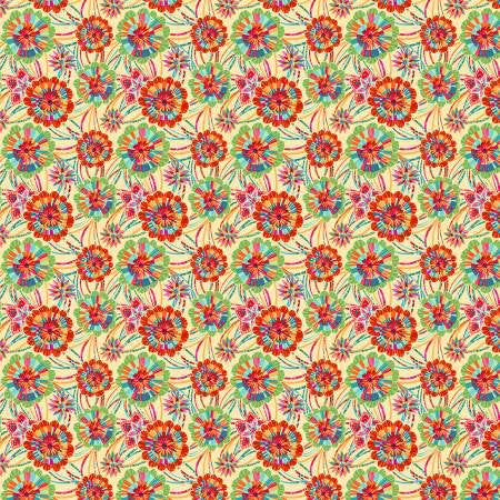 FS SM Rosettes Cream - Stitch - Durango, Colorado Quilt & Sewing Shop