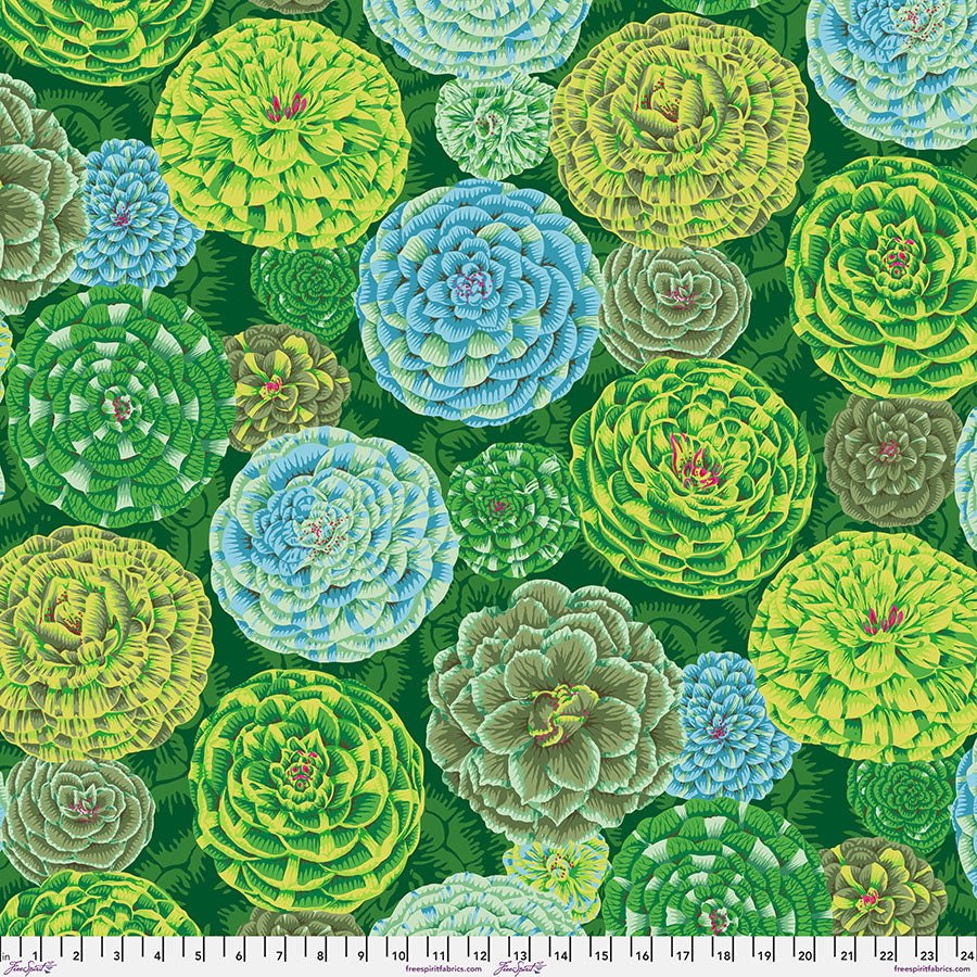 FS Kaffe Japonica - Green - Stitch - Durango, Colorado Quilt & Sewing Shop