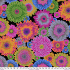 Kaffe Collective - Gerbera Daisies - Black - Stitch - Durango, Colorado Quilt & Sewing Shop