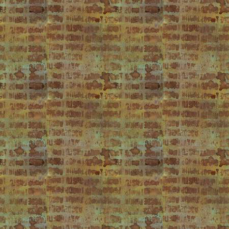 FS On Your Mark Alphabet City Rust - Stitch - Durango, Colorado Quilt & Sewing Shop