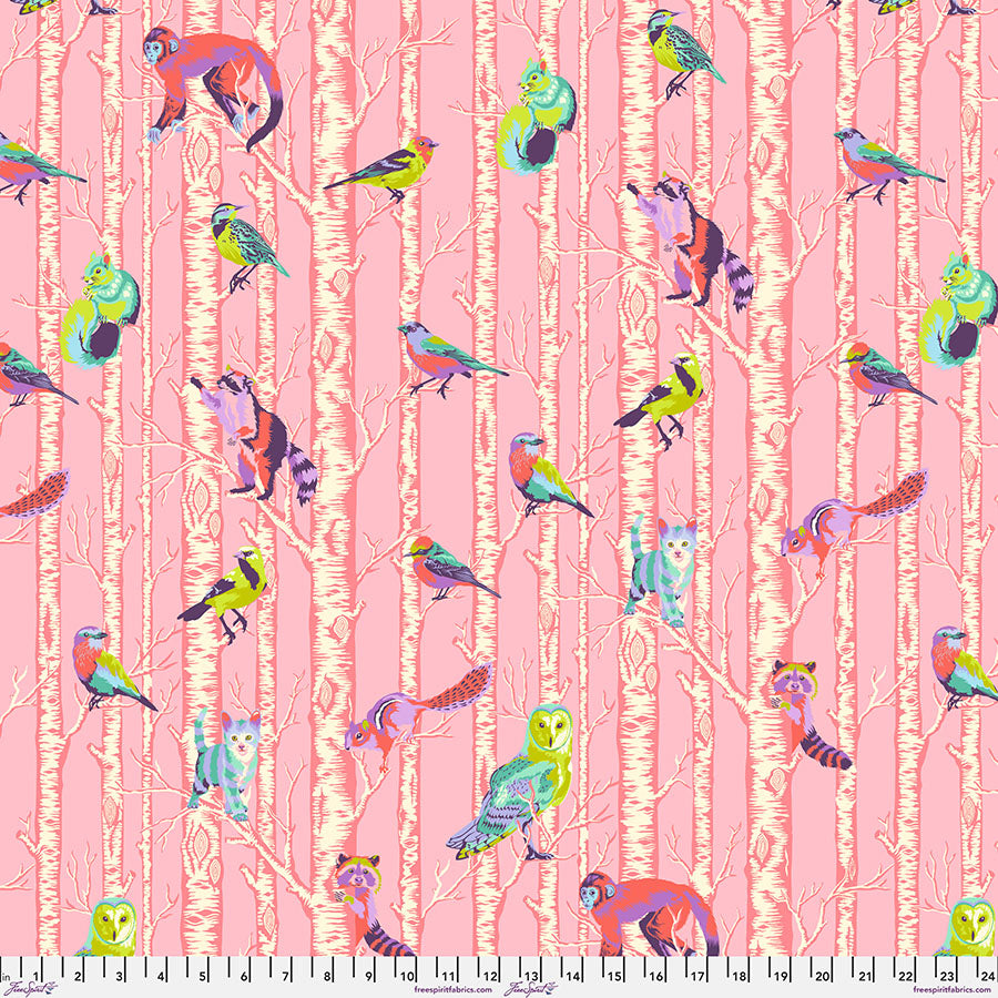 FS Tula Pink Full Moon Forest Family Tree - Honey - Stitch - Durango, Colorado Quilt & Sewing Shop
