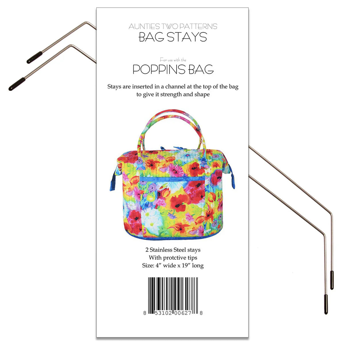 Poppins Bag Stays - Stitch - Durango, Colorado Quilt & Sewing Shop