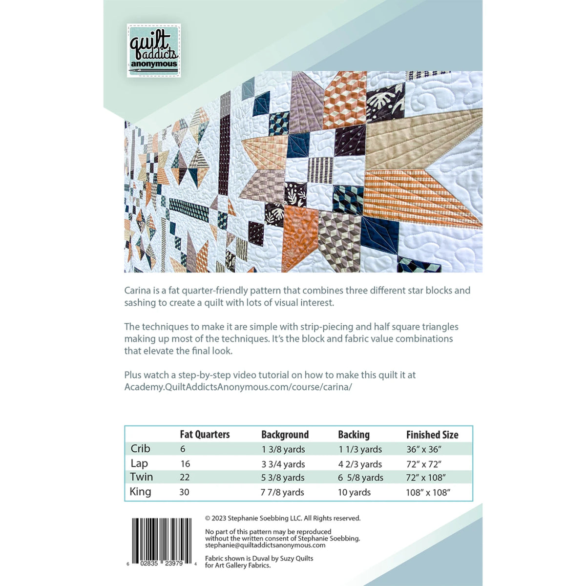 Carina - Stitch - Durango, Colorado Quilt & Sewing Shop