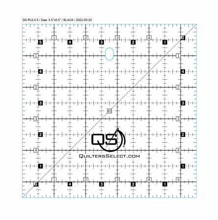 Quilter's Select 5.5" x 5.5" Ruler - Stitch - Durango, Colorado Quilt & Sewing Shop